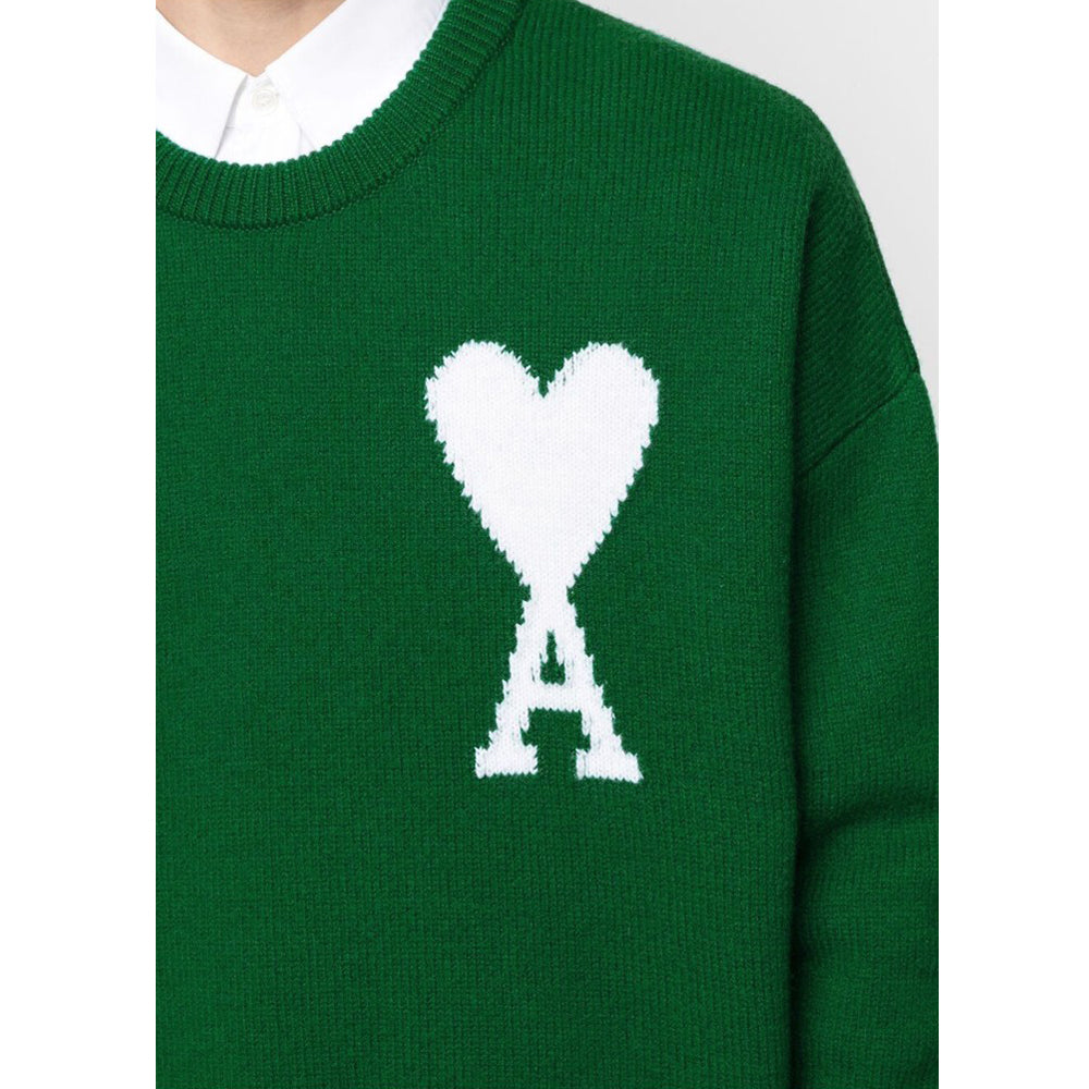Ami de Coeur Wool Crewneck Sweater (H21K019.018)