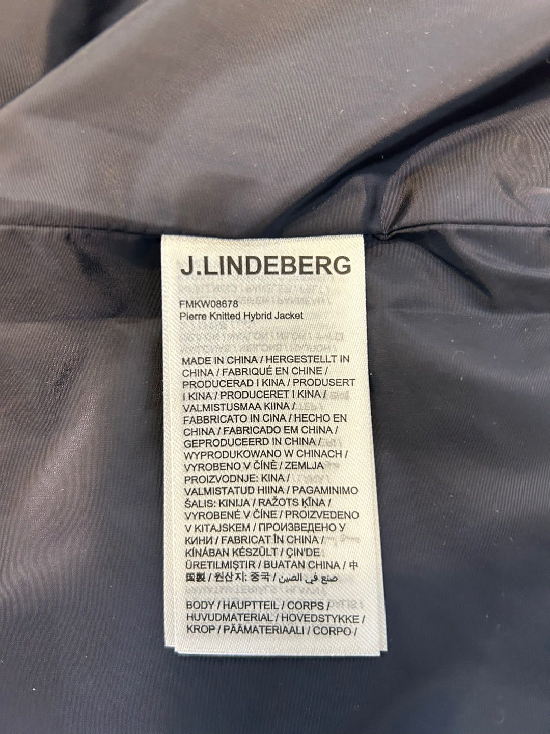 J.Lindeberg Pierre Knitted Hybrid Jacket (FMKW08678)