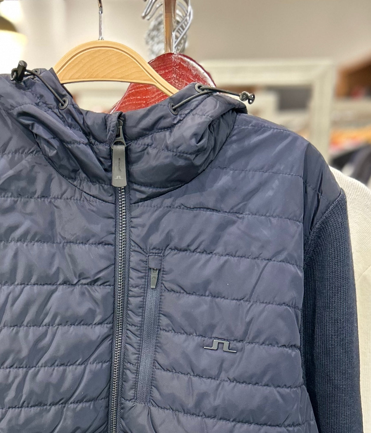J.Lindeberg Pierre Knitted Hybrid Jacket (FMKW08678)
