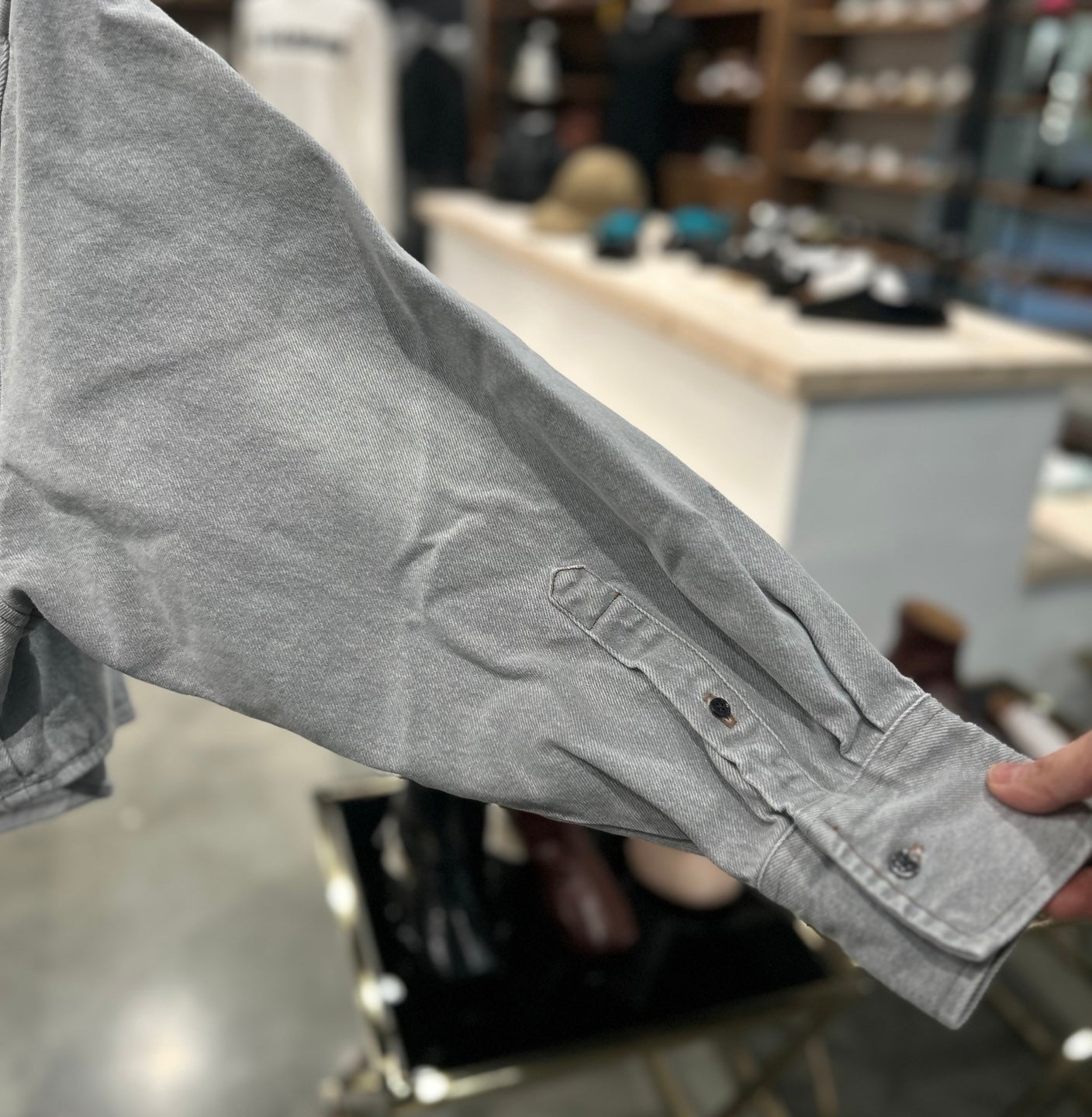 AMI Paris Denim Pocket Shirt (FSH134.DE0028)