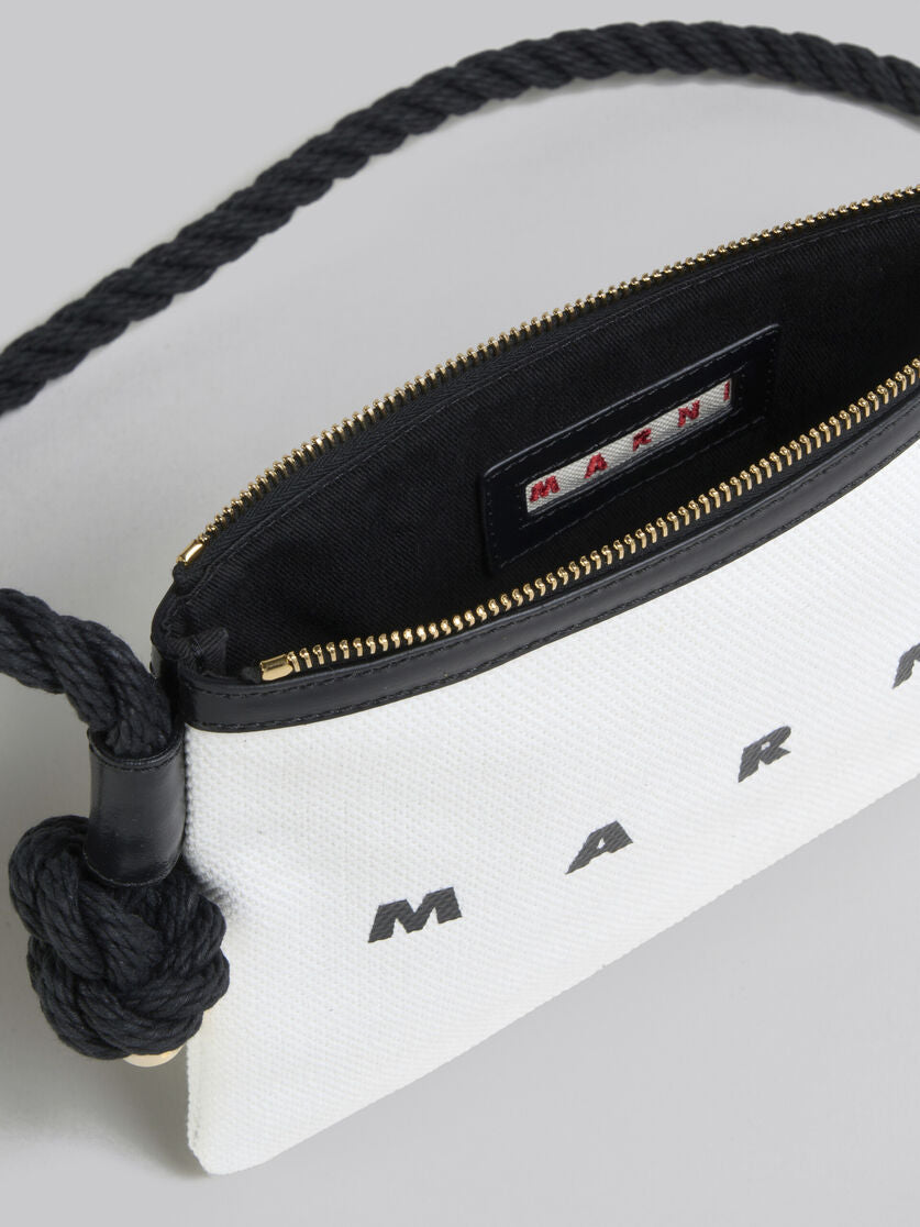 Marni Marcel Canvas Crossbody Bag (PHMO0011U4)
