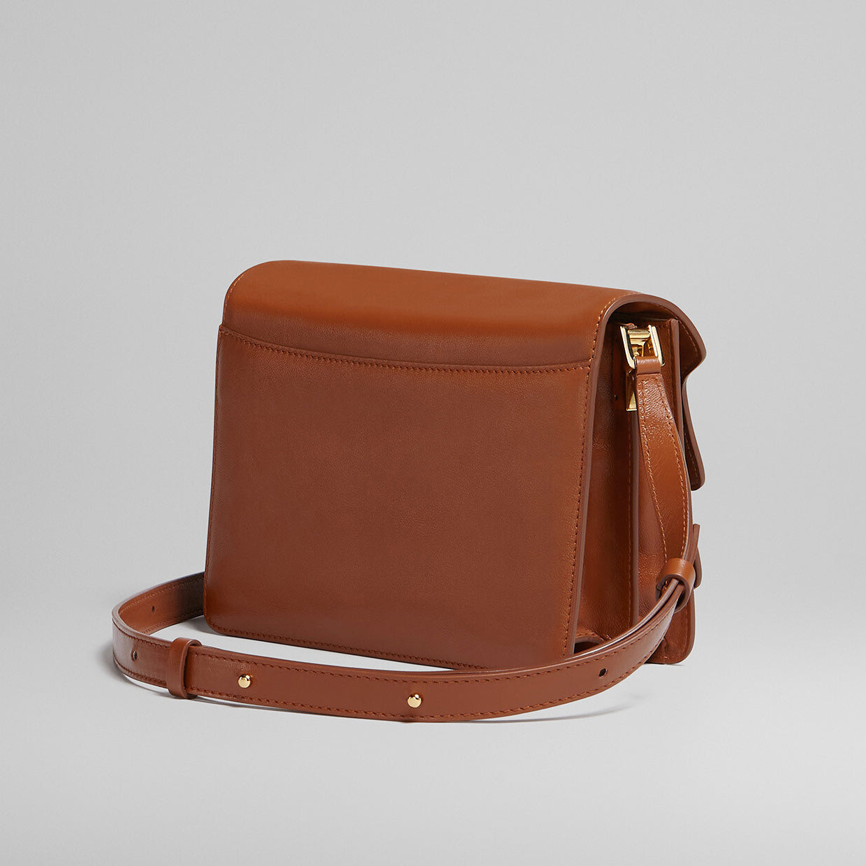 Marni Trunk Soft Medium Leather Shoulder Bag (SBMP0103U0)