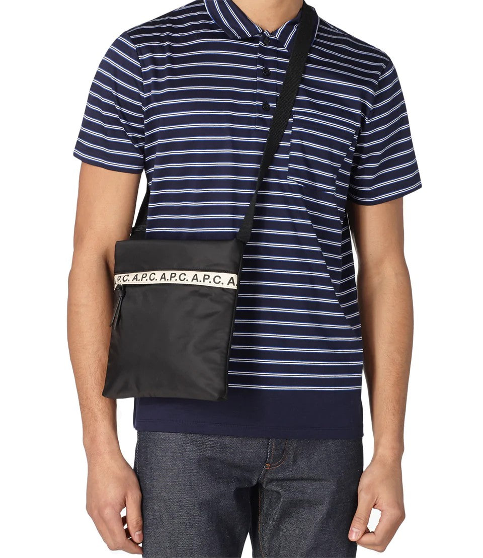 A.P.C. Repeat Logo Sacoche Bag (PAACL-H61384)