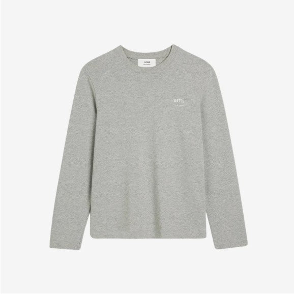 AMI Paris Long Sleeve Logo T-Shirt (UTS224.726)