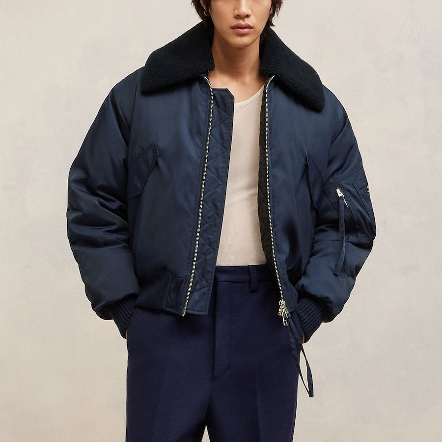 AMI Paris Aviator Bomber Jacket (UJK026.PA0007)