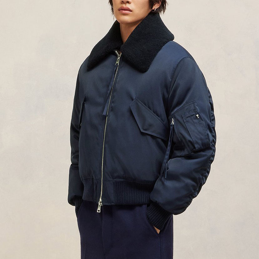 AMI Paris Aviator Bomber Jacket (UJK026.PA0007)