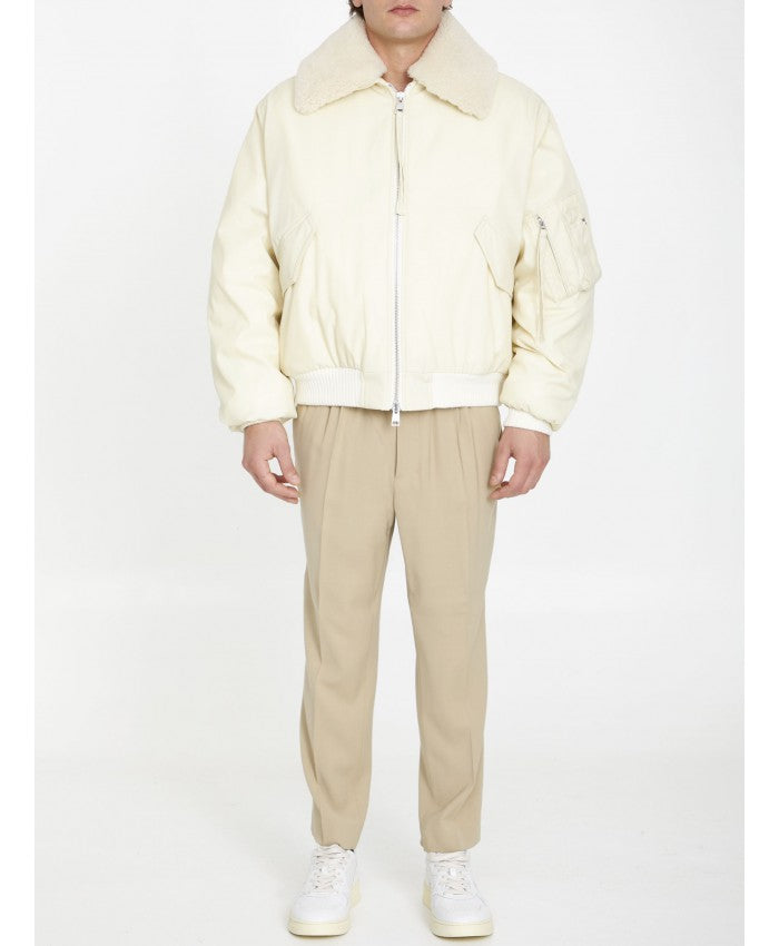 AMI Paris Aviator Bomber Jacket (UJK026.PA0007)