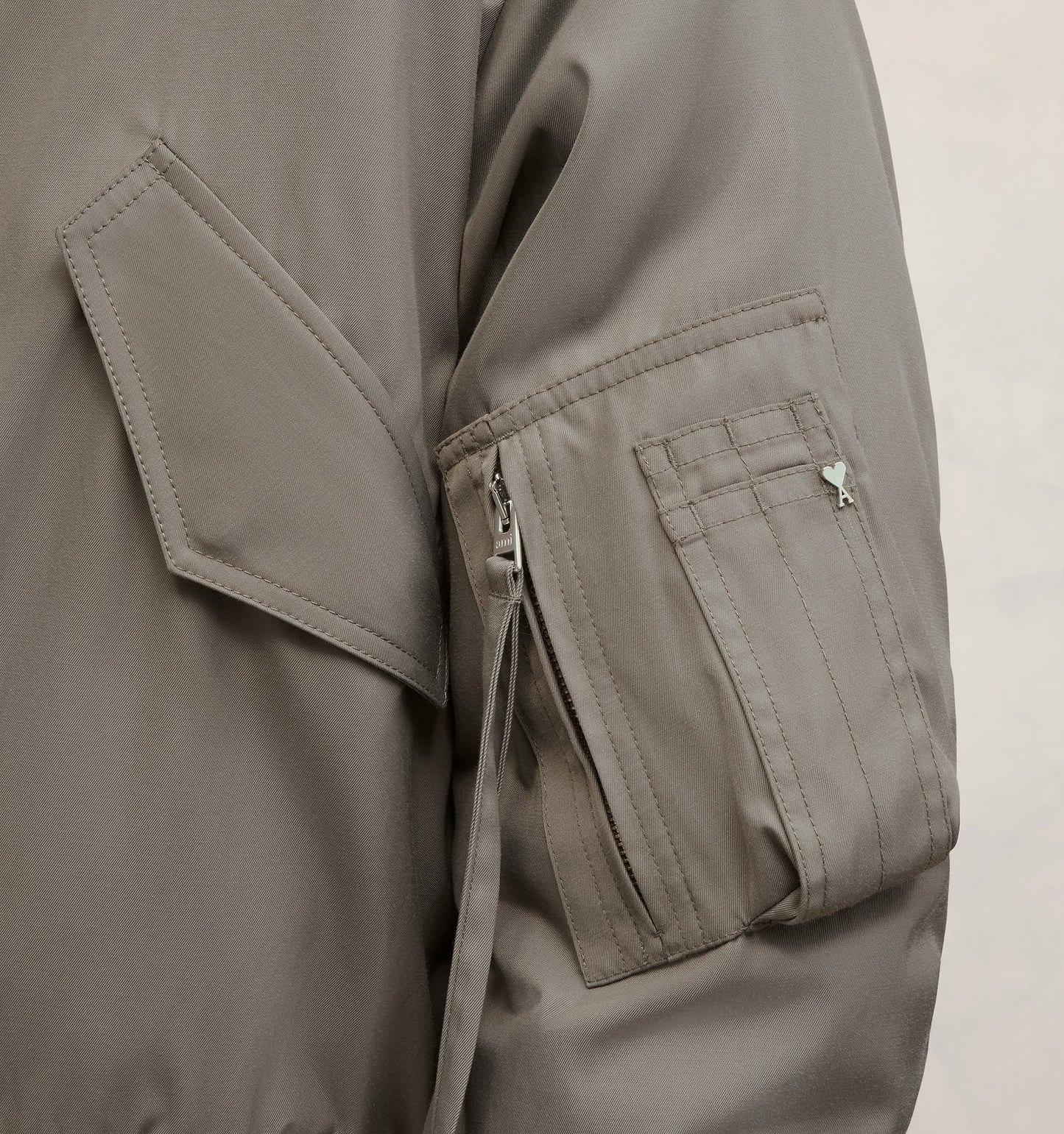AMI Paris Aviator Bomber Jacket (UJK026.PA0007)