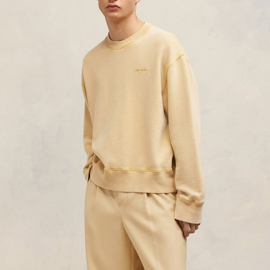 AMI Fade Out Tonal Heart Sweatshirt (USW016.JE0052)