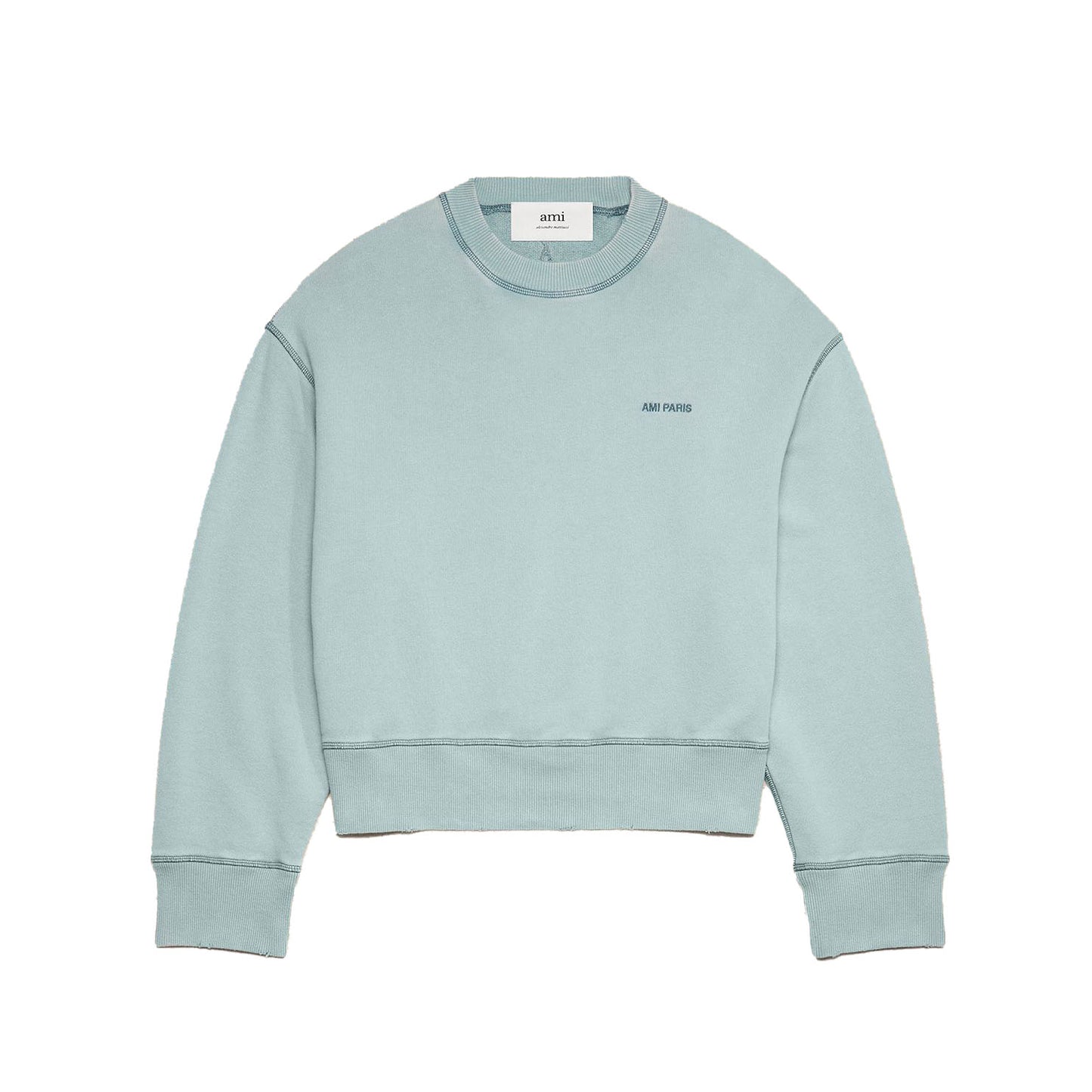 AMI Fade Out Tonal Heart Sweatshirt (USW016.JE0052)