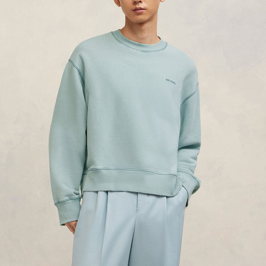 AMI Fade Out Tonal Heart Sweatshirt (USW016.JE0052)