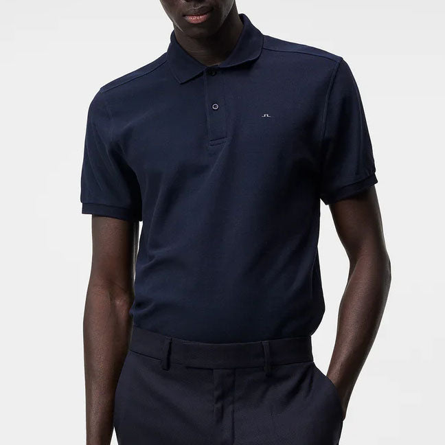 J.Lindeberg Troy Pique Polo Shirt 9999-Black (FMJT09639)