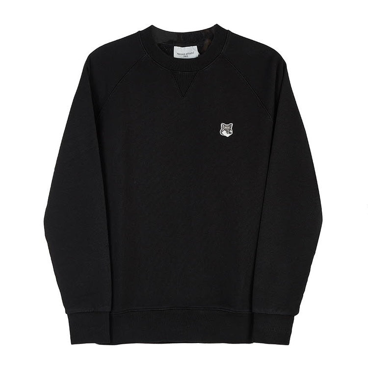 Maison Kitsuné Grey Fox Patch Classic Sweatshirt (GM00333KM0002)