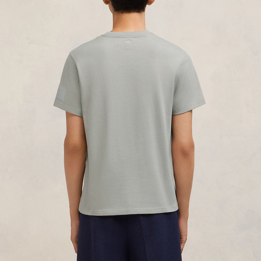 AMI Paris Tonal Ami de Cœur Embroidered T-Shirt (UTS017.726)