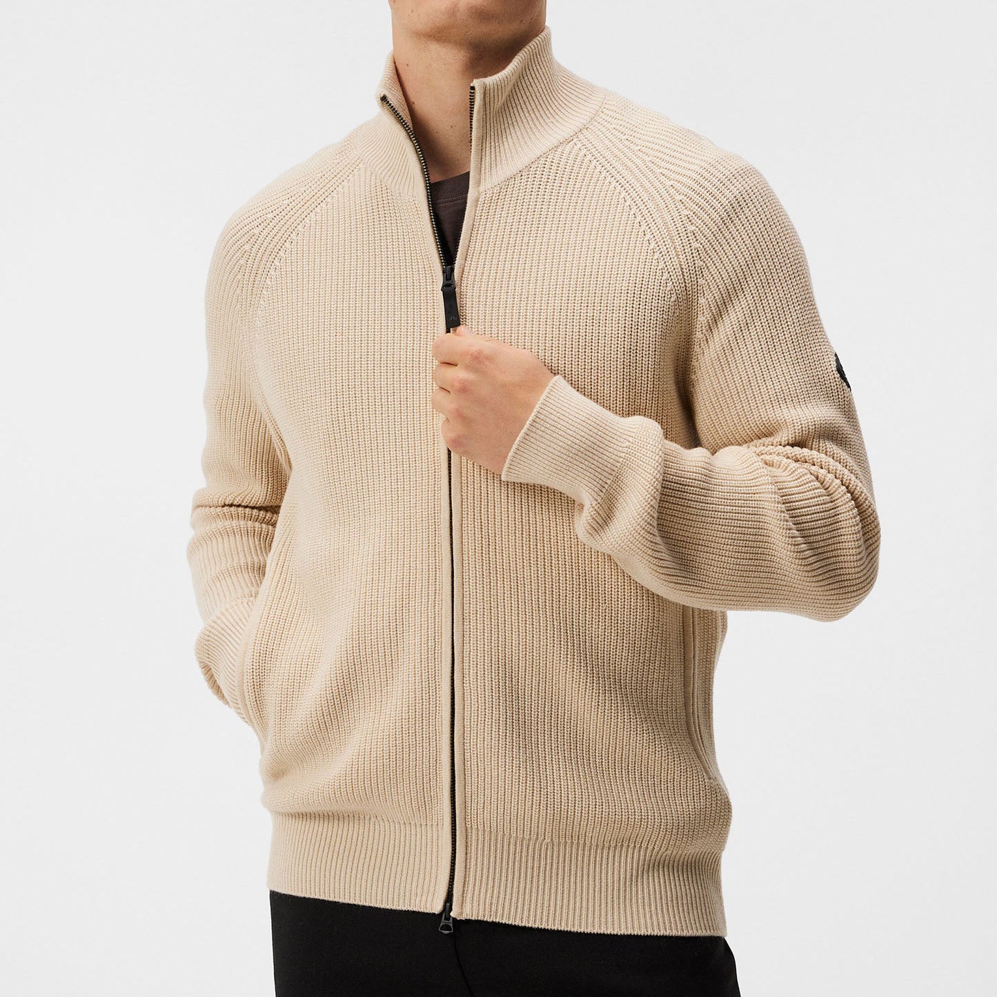 J.Lindeberg Kyler Wool Blend Zip Jacket (FMKW08663)