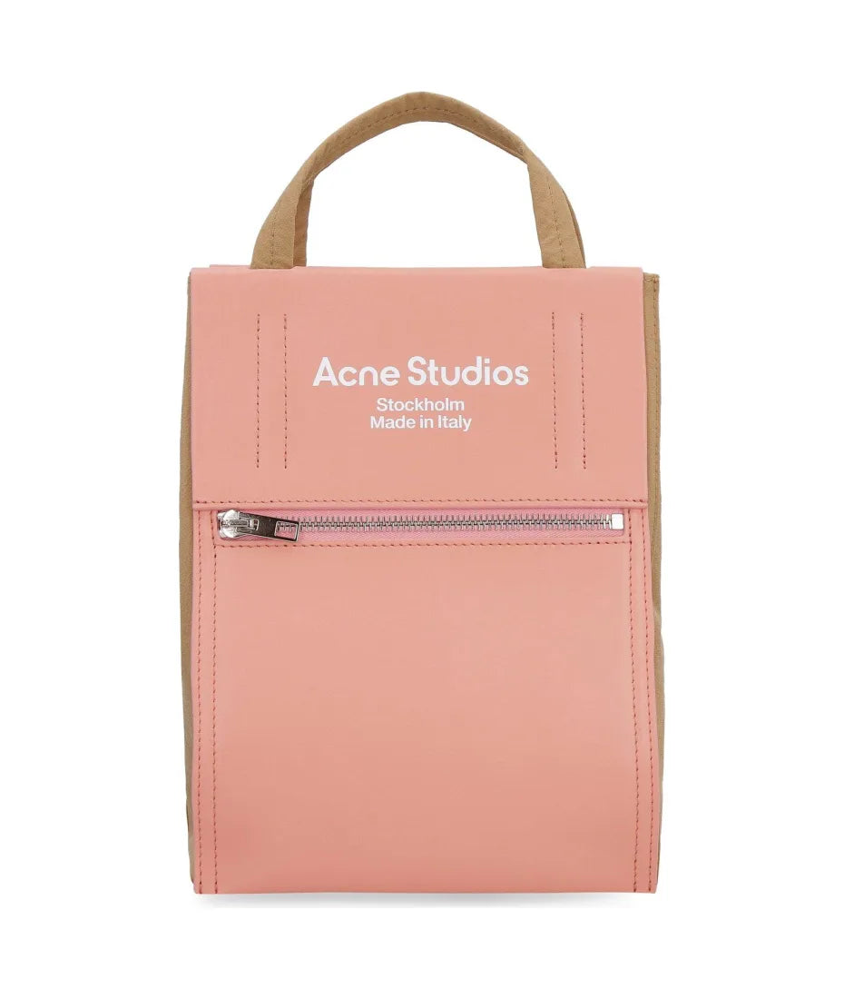 Acne Studios Papery Nylon Tote Bag – Brown/Pink (C10068)