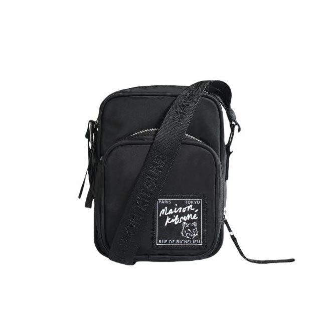 Maison Kitsuné Rue de Richelieu Nylon Crossbody Bag (LM05165WQ1001)