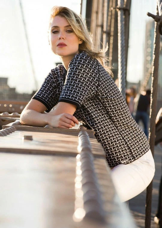 Saint James Argeles Reversible Anchor Sweater (0463-DR)