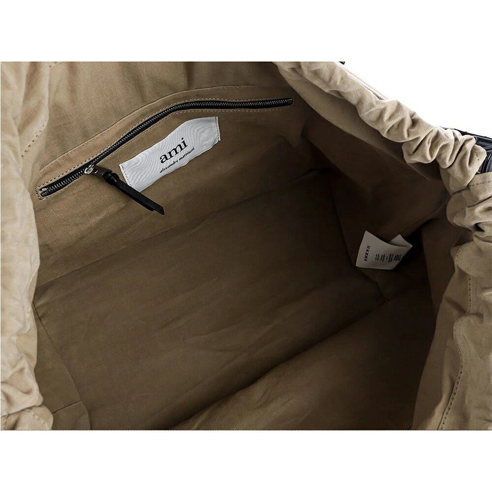AMI Paris Canvas Tote Bag (ULL143.911)