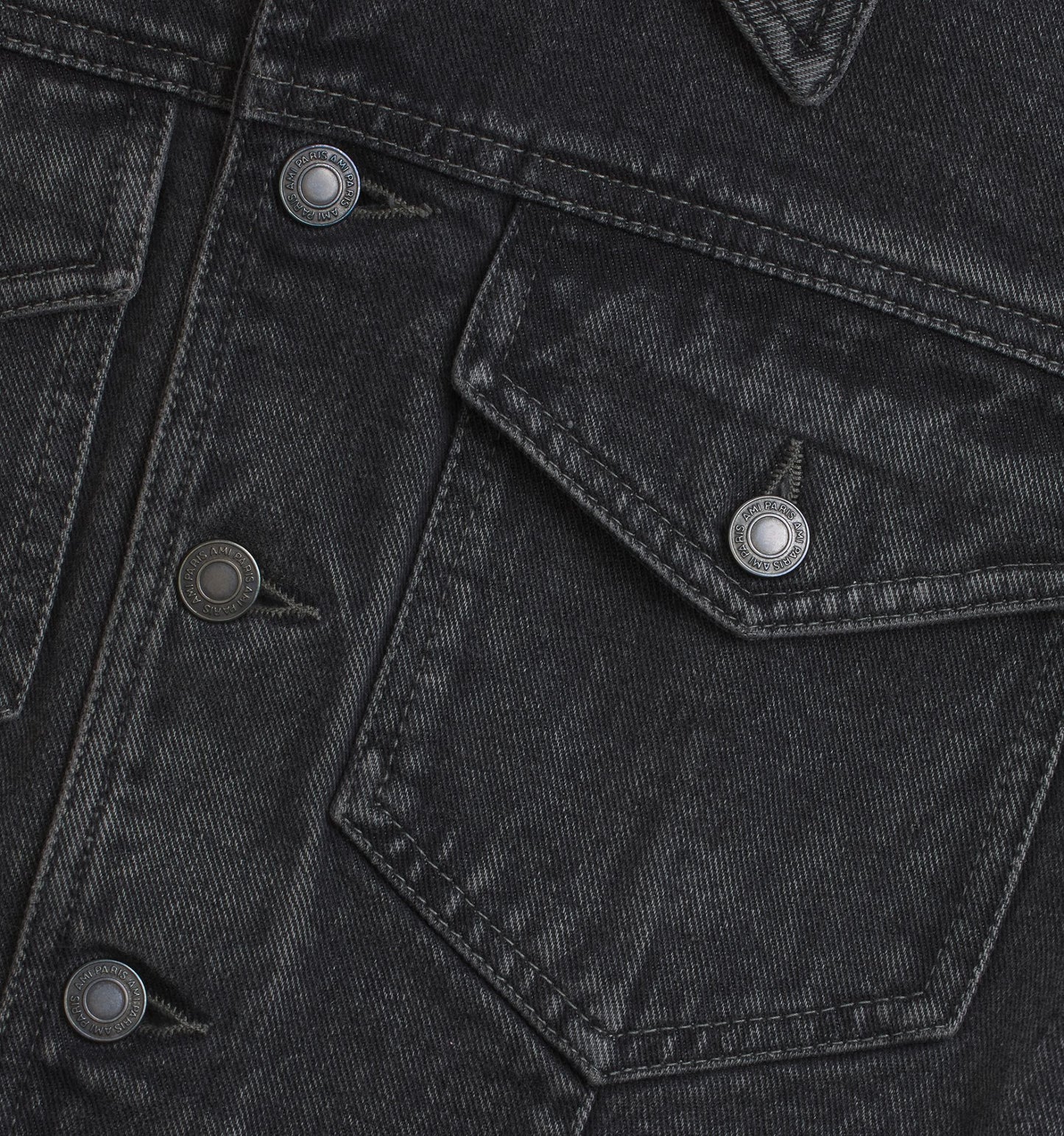 AMI Paris Ami de Coeur Denim Jacket (FJK001.612)