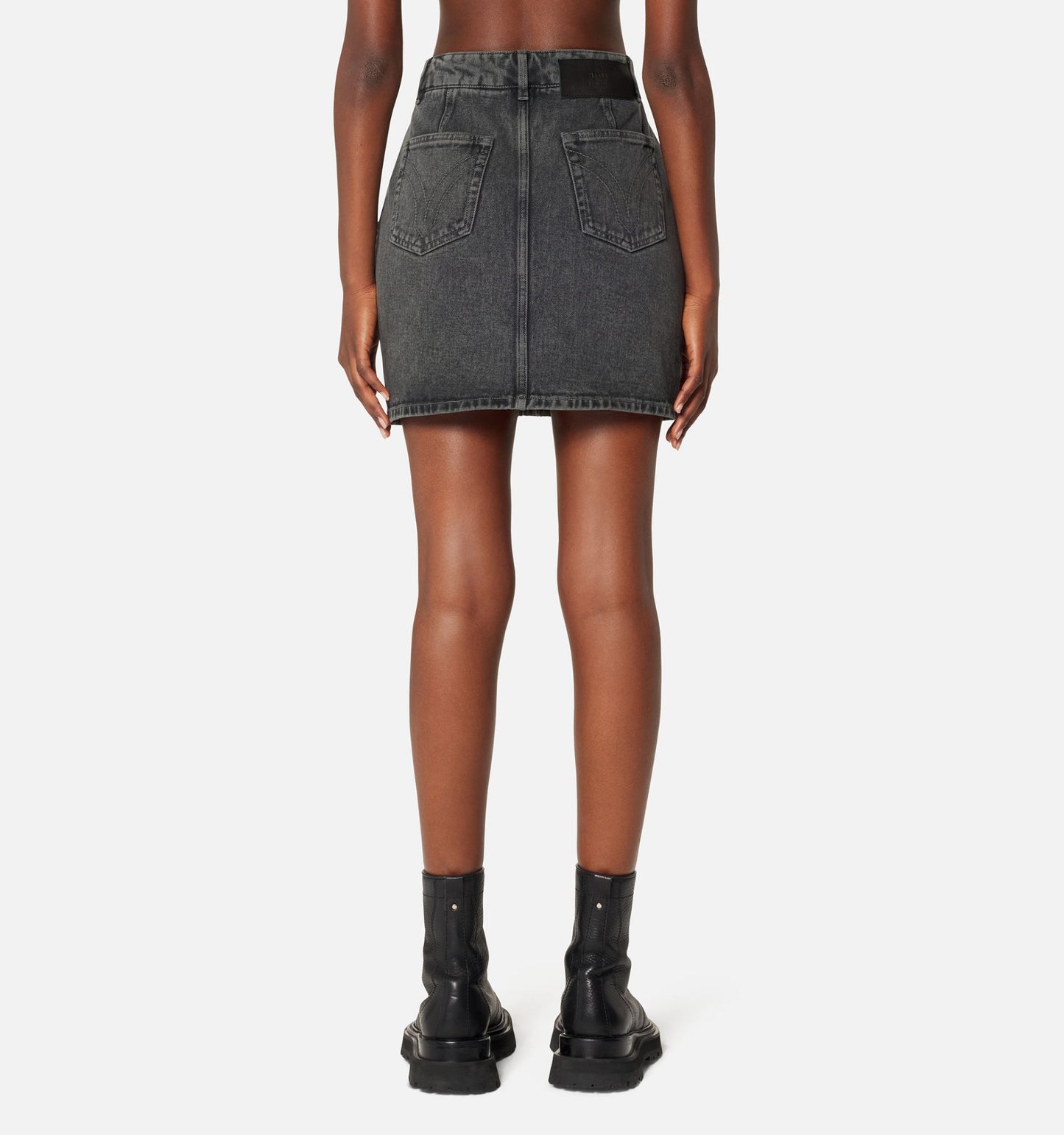 AMI Paris Short Denim Skirt (E22FSK003.612)