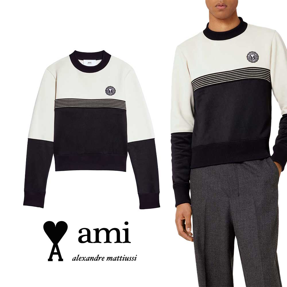 AMI Patch Logo Sweatshirt (HSW028.738)