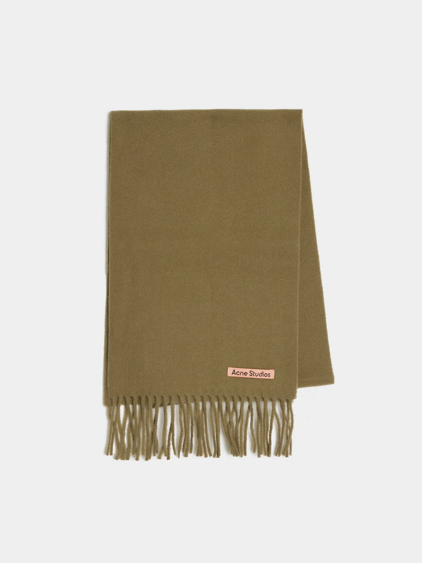 FRINGE WOOL SCARF - SKINNY