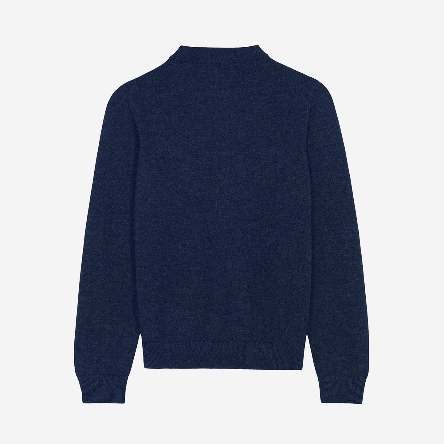 Maison Kitsuné Fox Head Patch Long Sleeved Polo Shirt (JM00502KT1036)