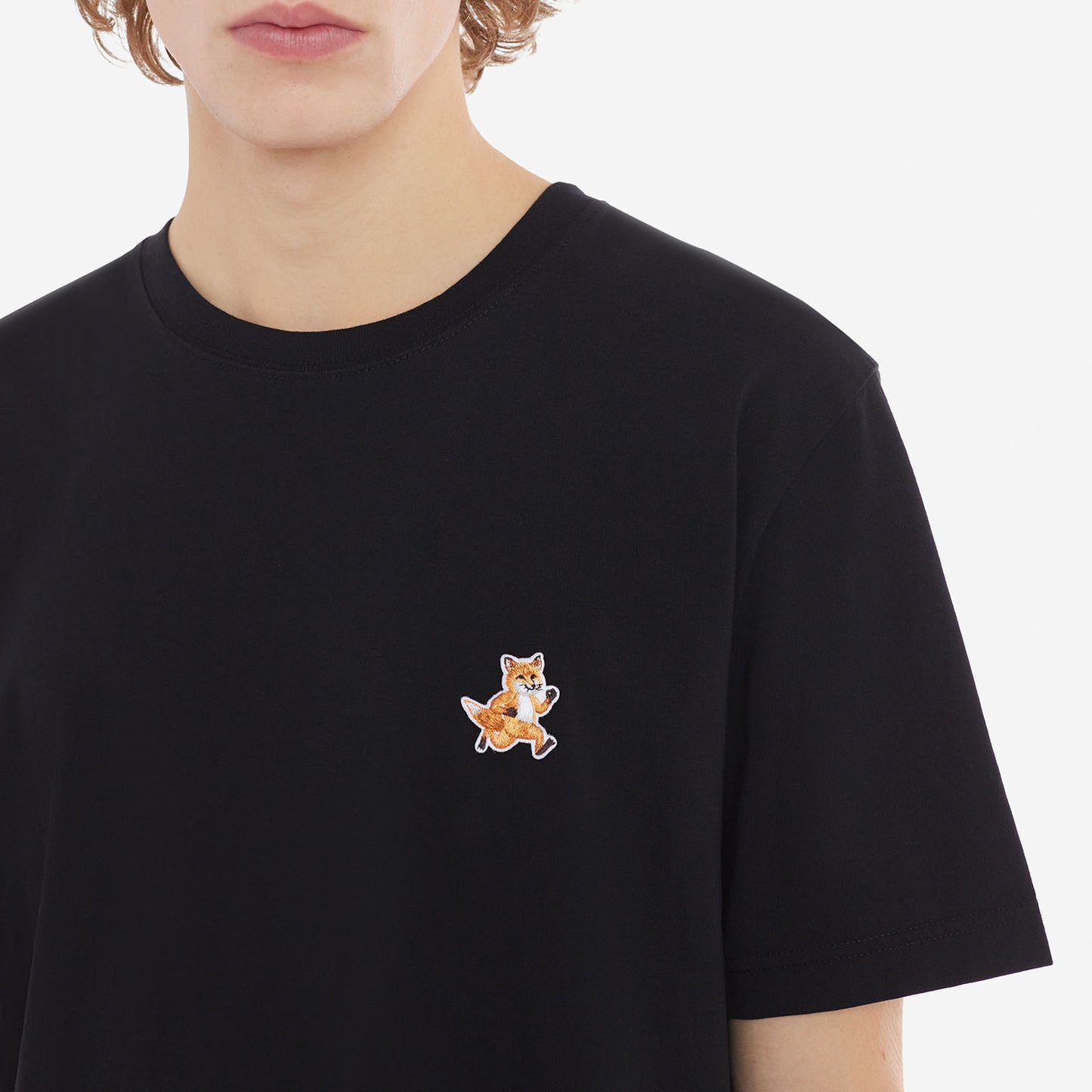 Maison Kitsuné Small Fox Head Patch T-Shirt (MM00125KJ0008)