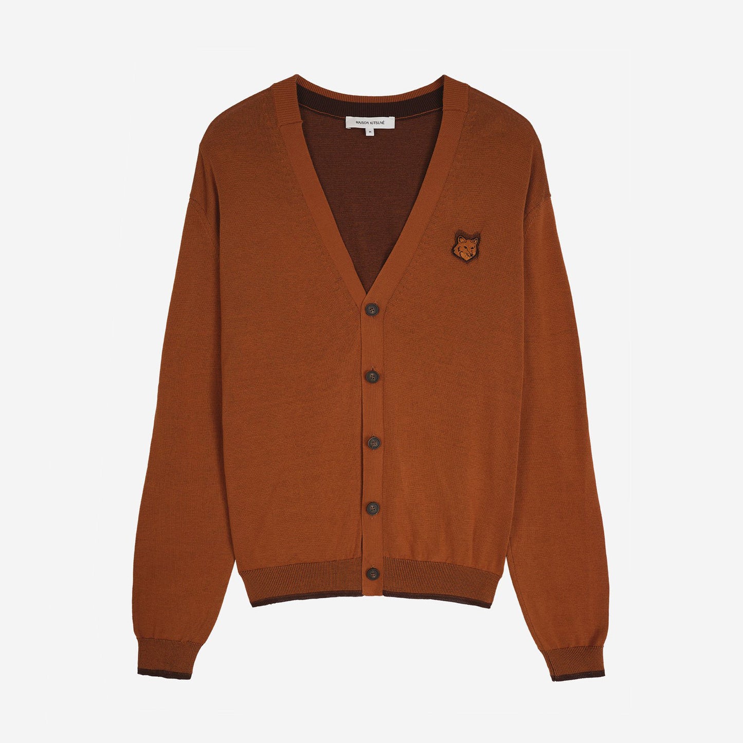 Maison Kitsuné Bold Fox Head Patch Regular Cardigan