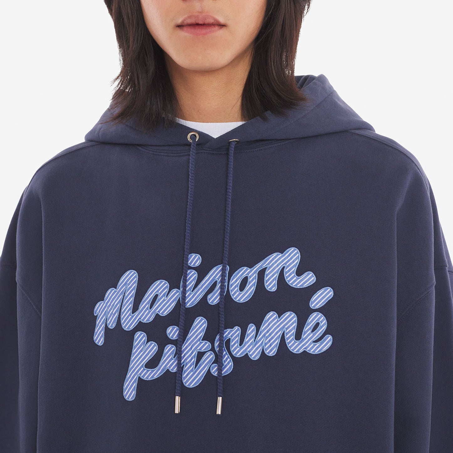 Maison Kitsuné Handwriting Oversized Hoodie (MM00707KM0001)