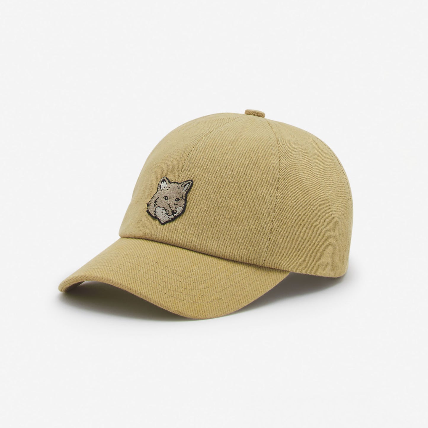 Maison Kitsuné Beige Fox Head Cap (MM06104WW0096)