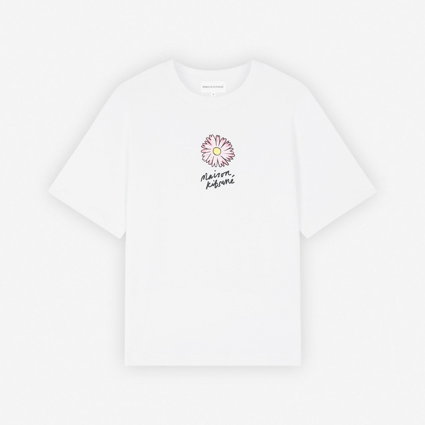 Maison Kitsuné Flower Patch Logo T-Shirt (MW00113KJ0119)