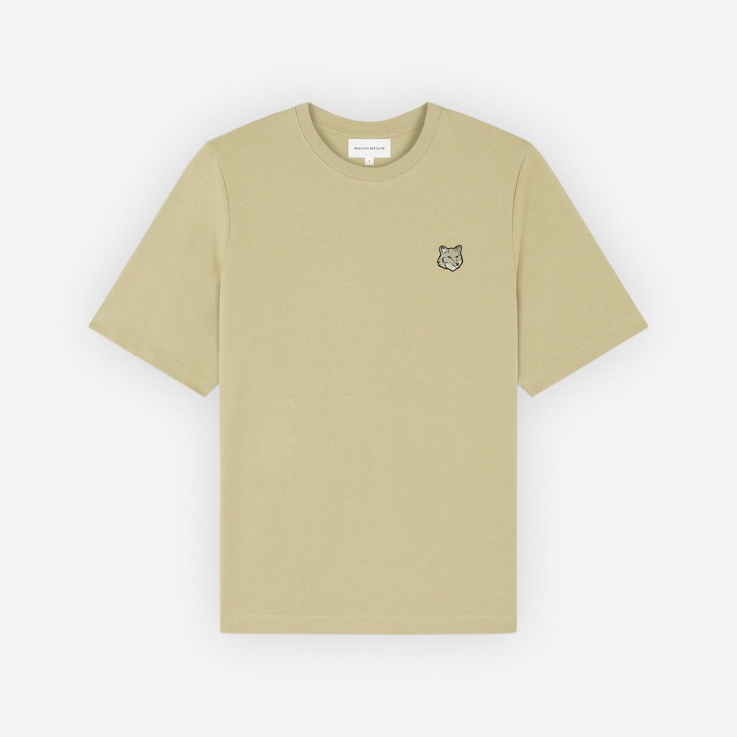 Maison Kitsuné Tricolor Fox Head Patch T-Shirt (MW00127KJ0119)