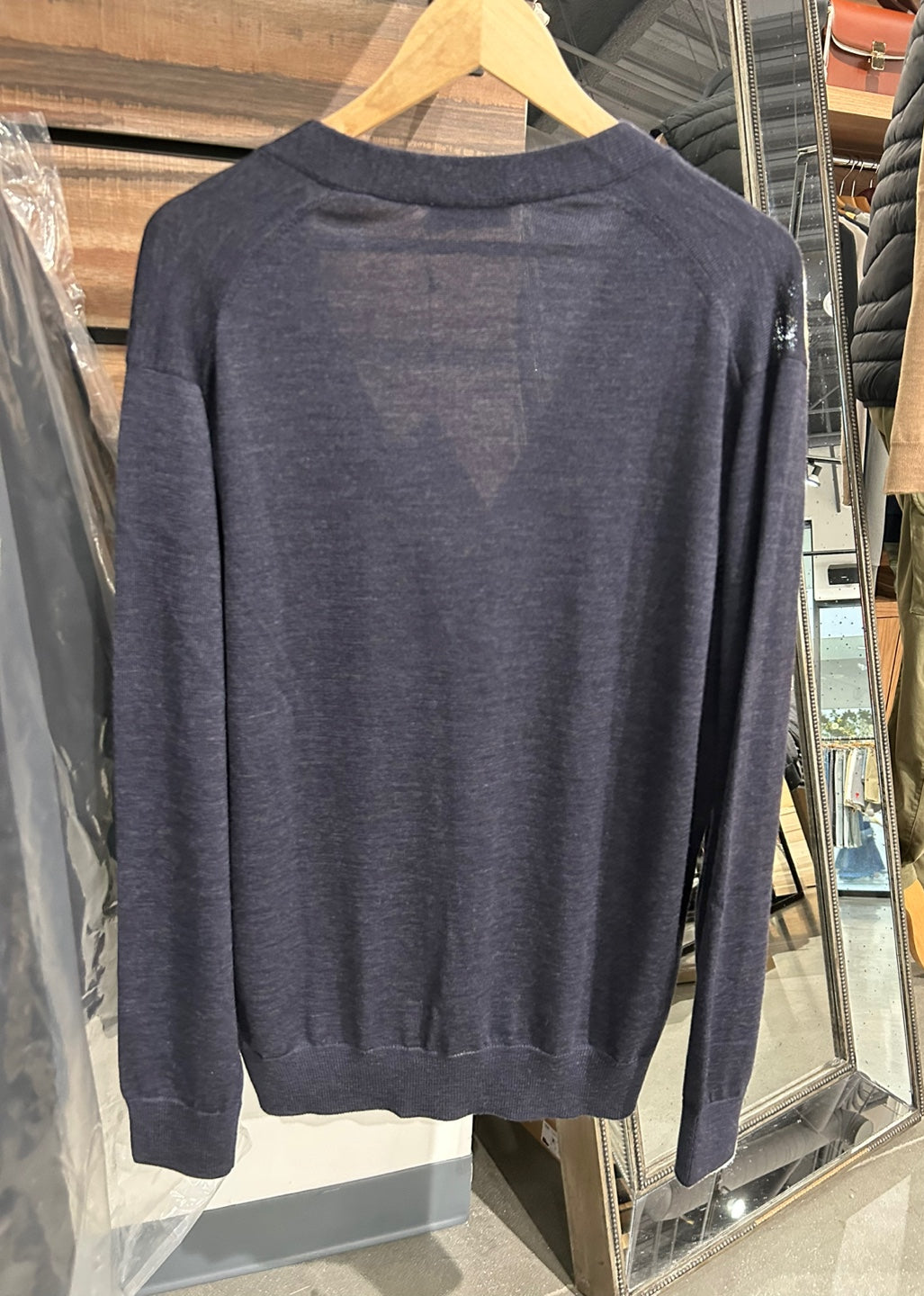 Maison Kitsuné Fox Head Patch Wool Cardigan (GU00542KT1036)