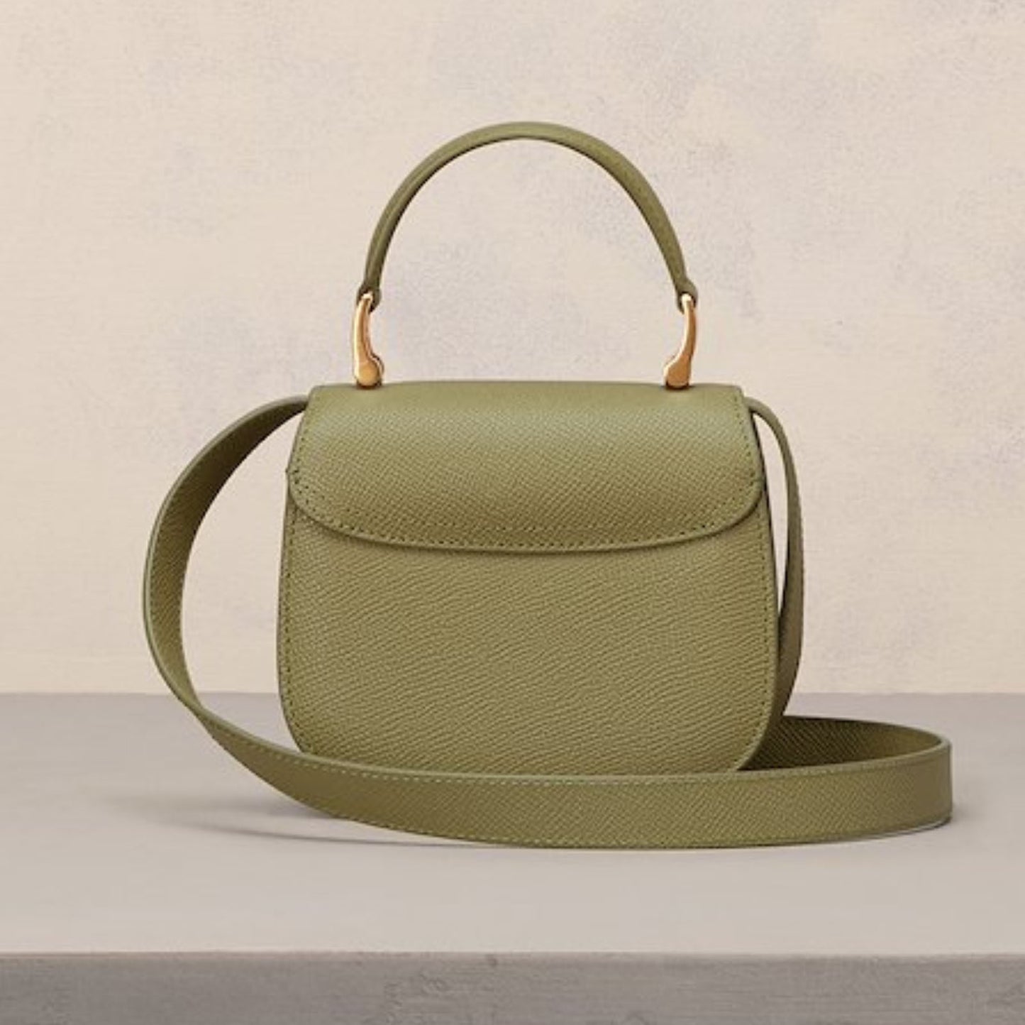 AMI Paris Mini Top Handle Bag with Logo Hardware (ULL008.AL0036)
