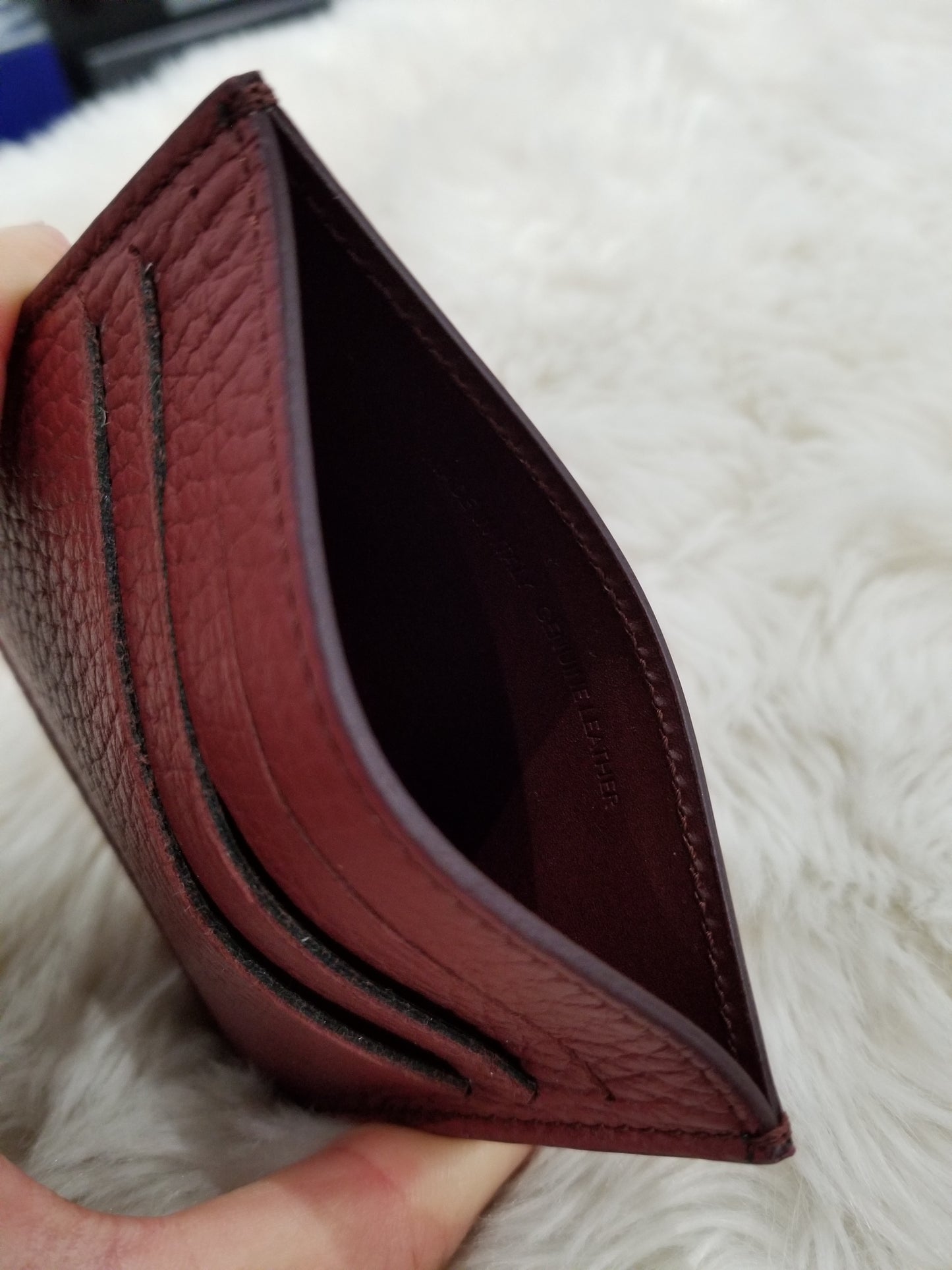 Maison Margiela Grained Leather Card Holder (S35UI0432)