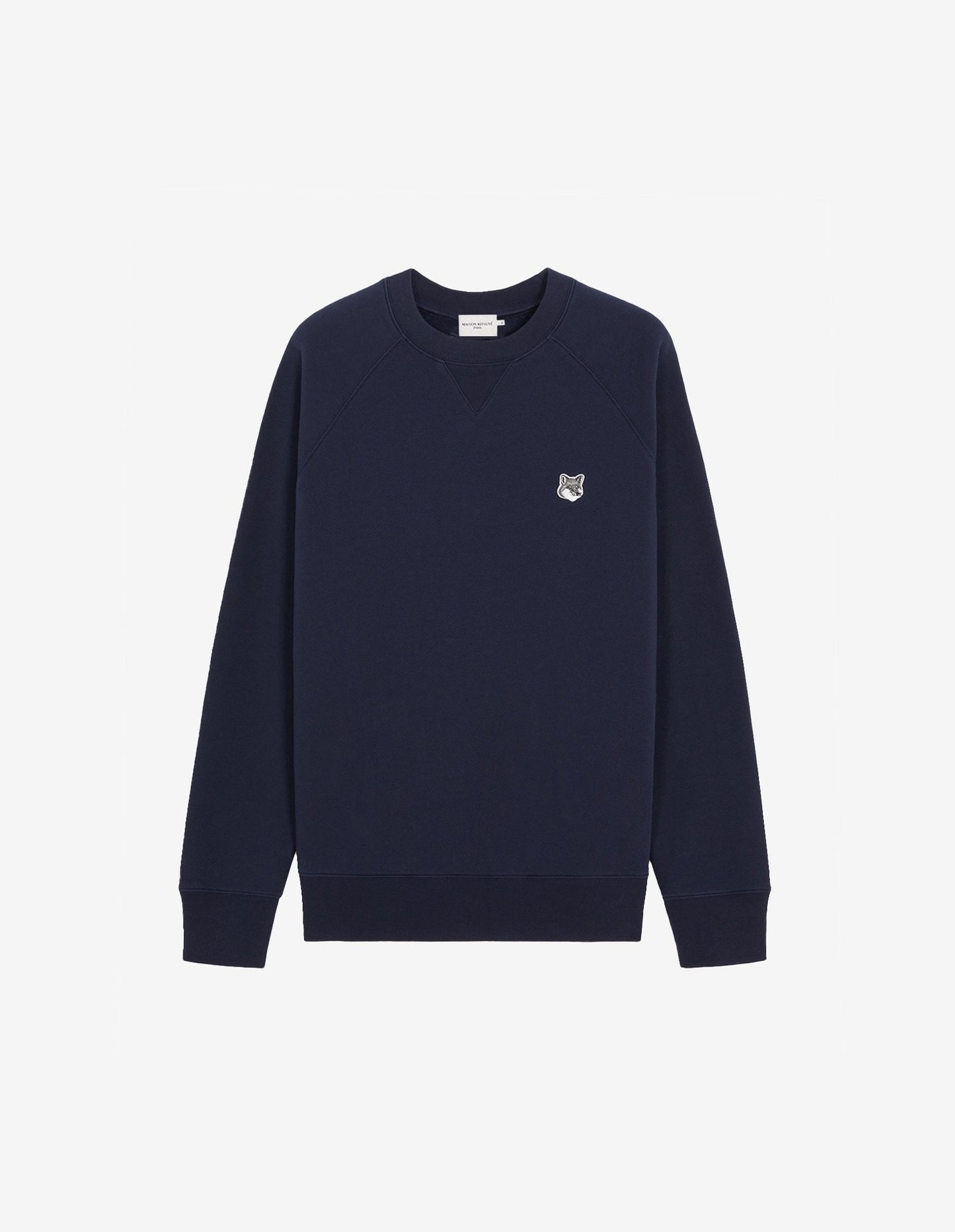 Maison Kitsuné Grey Fox Patch Classic Sweatshirt (GM00333KM0002)