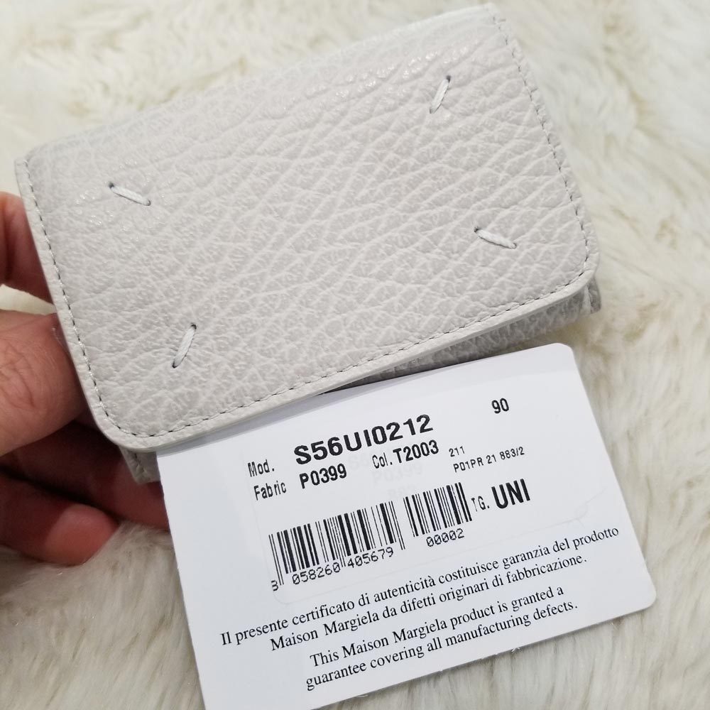 Maison Margiela Grained Leather ID Card Holder (S56UI0212)