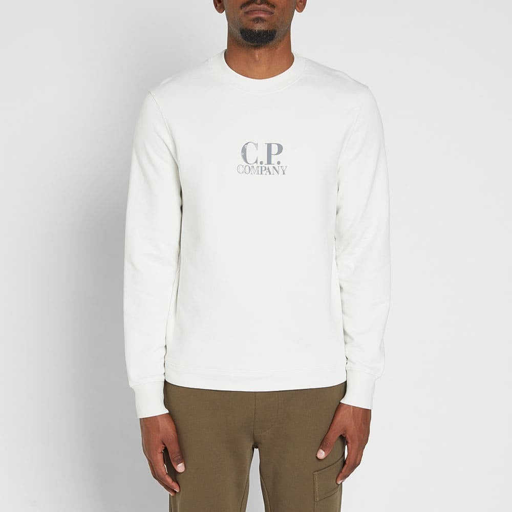 C.P. Company Logo Crewneck Sweatshirt (03CMSS215A 005086W)