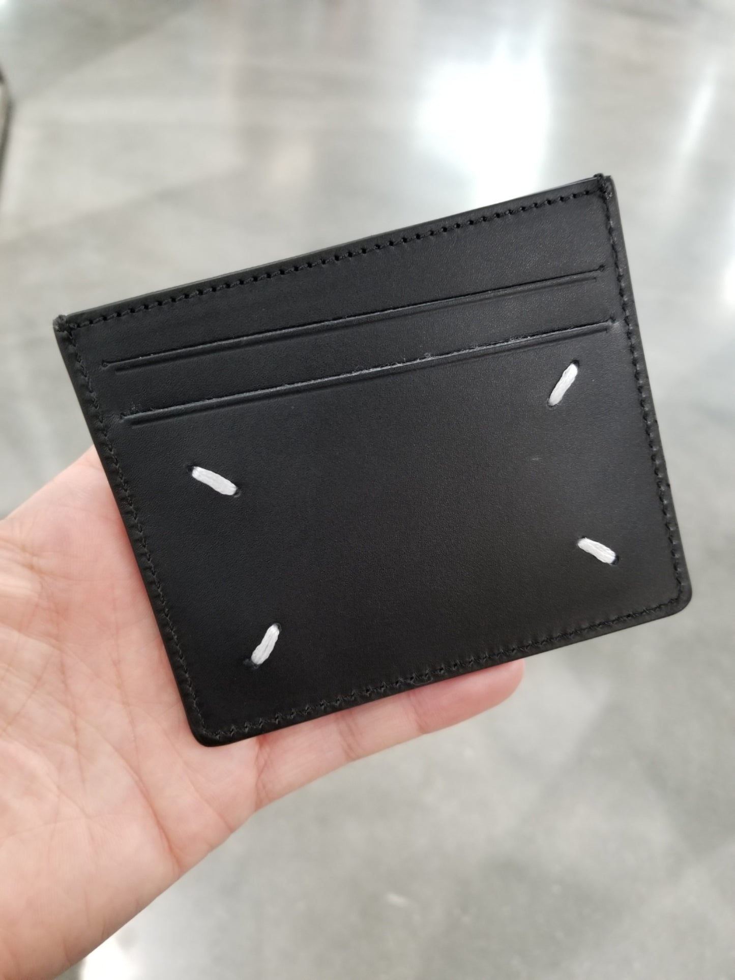 Maison Margiela Grained Leather Card Holder (S35UI0432)