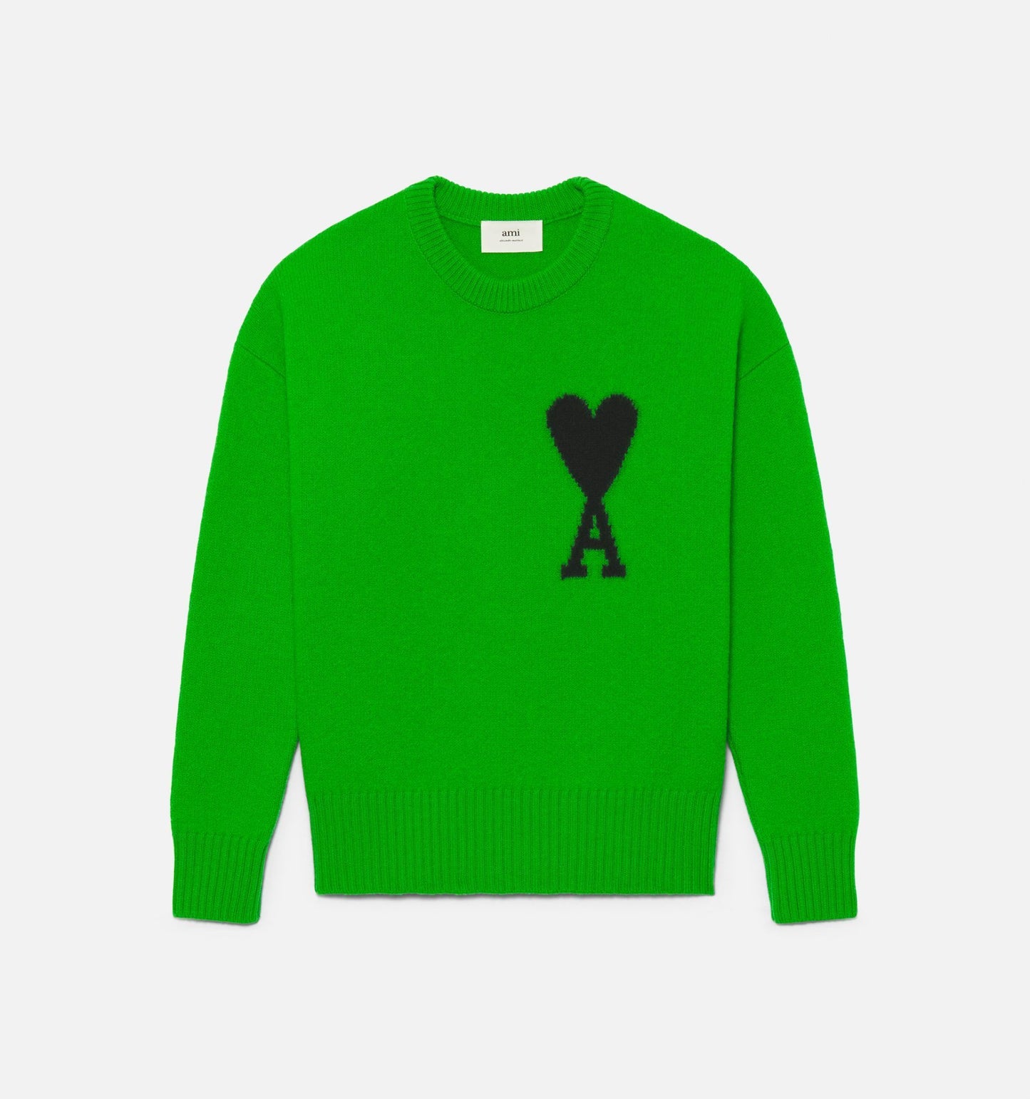 AMI Big Heart Logo Crewneck Sweater (UKS002.018)