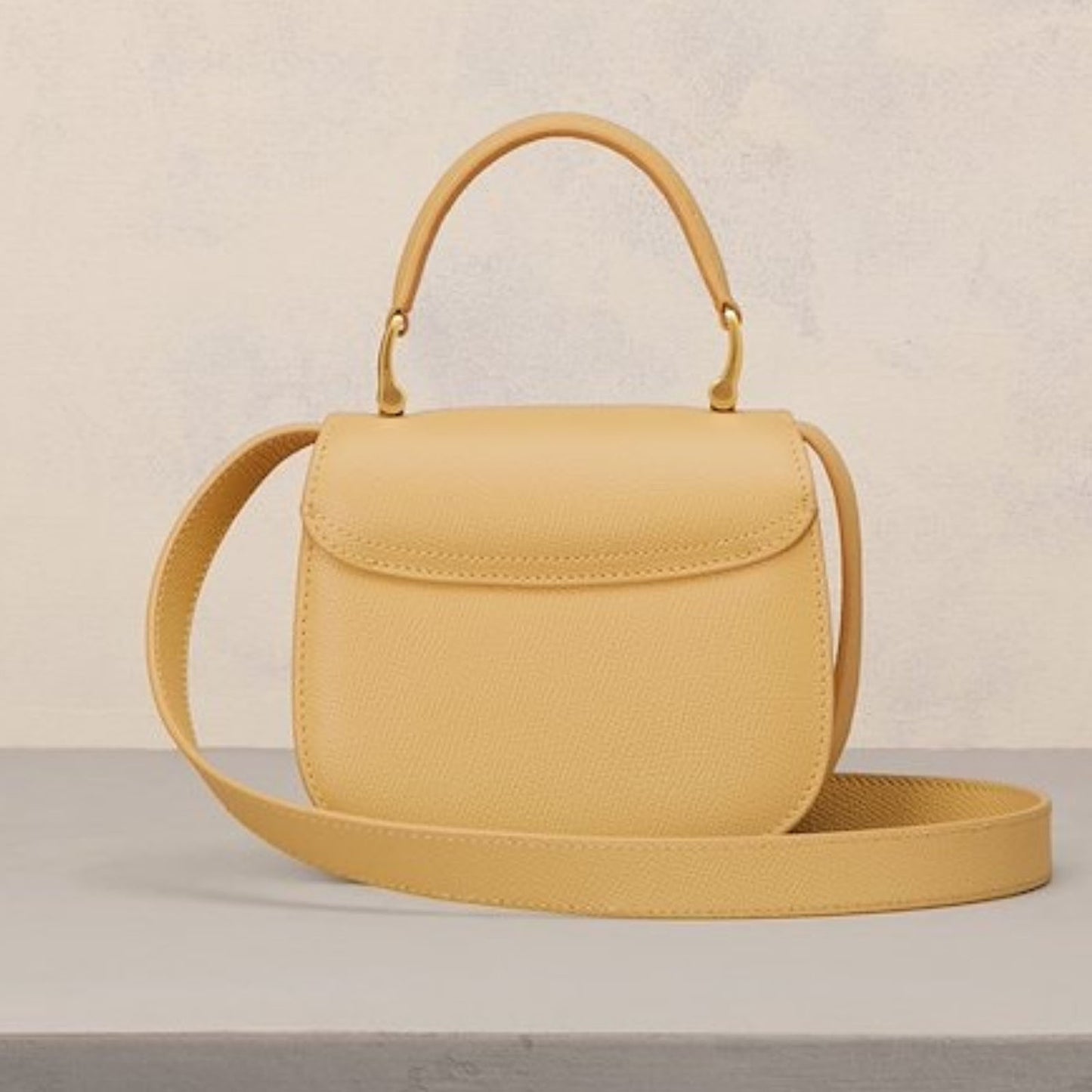 AMI Paris Mini Top Handle Bag with Logo Hardware (ULL008.AL0036)