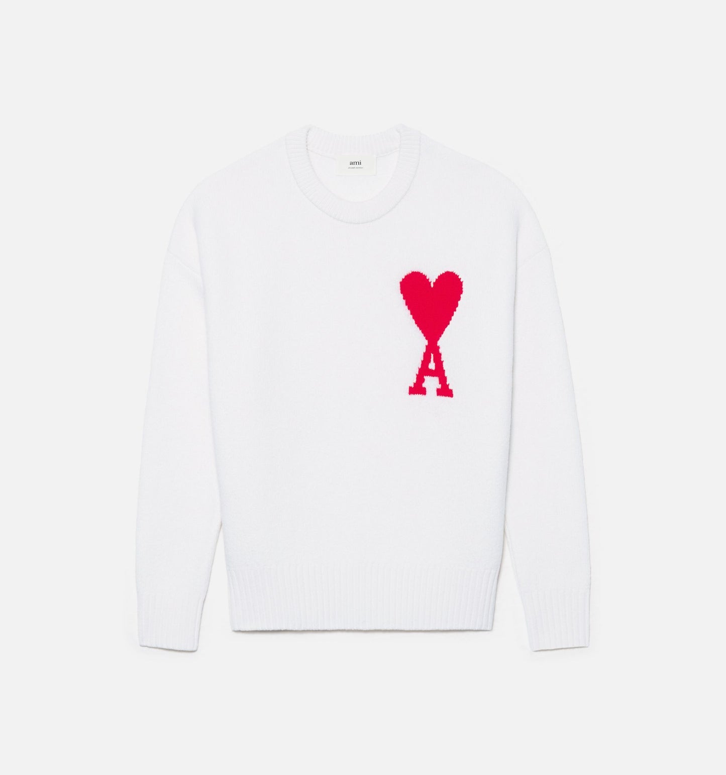 AMI Big Heart Logo Crewneck Sweater (UKS002.018)