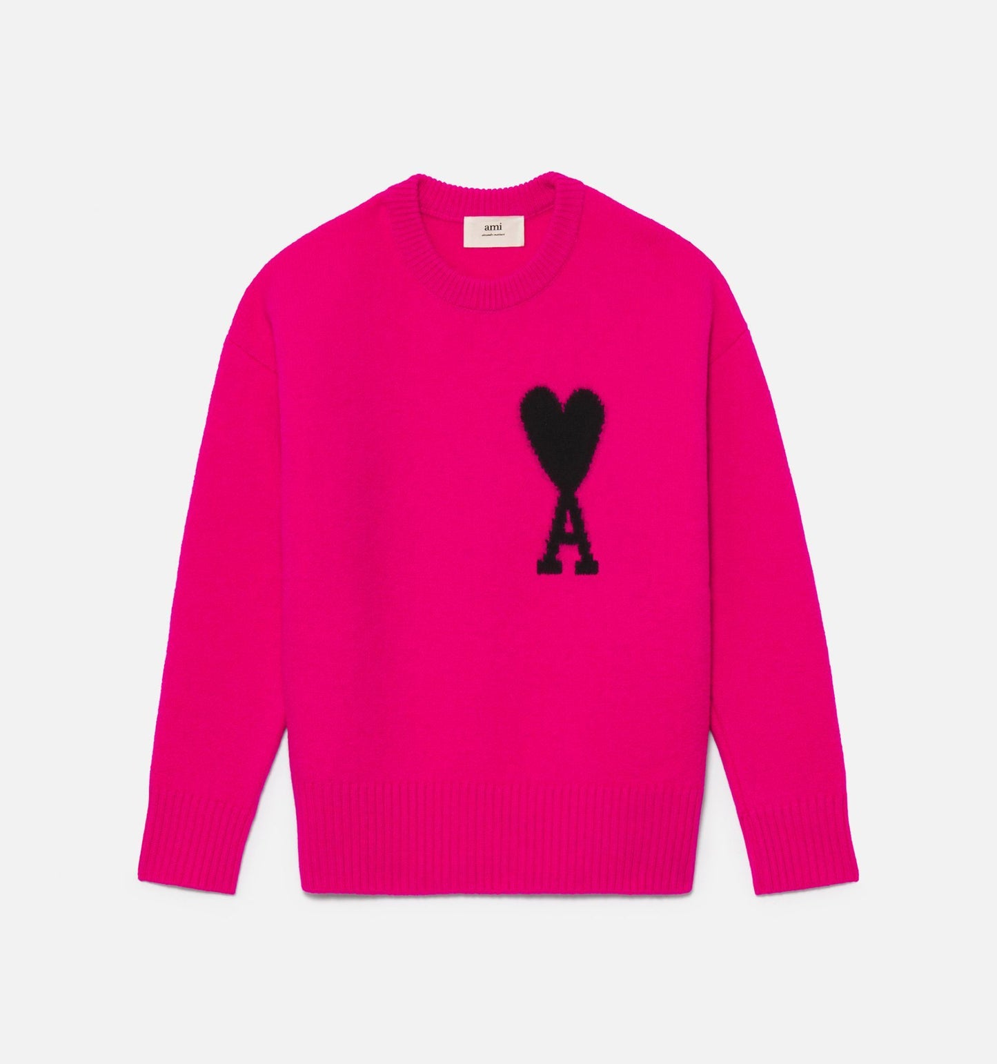 AMI Big Heart Logo Crewneck Sweater (UKS002.018)