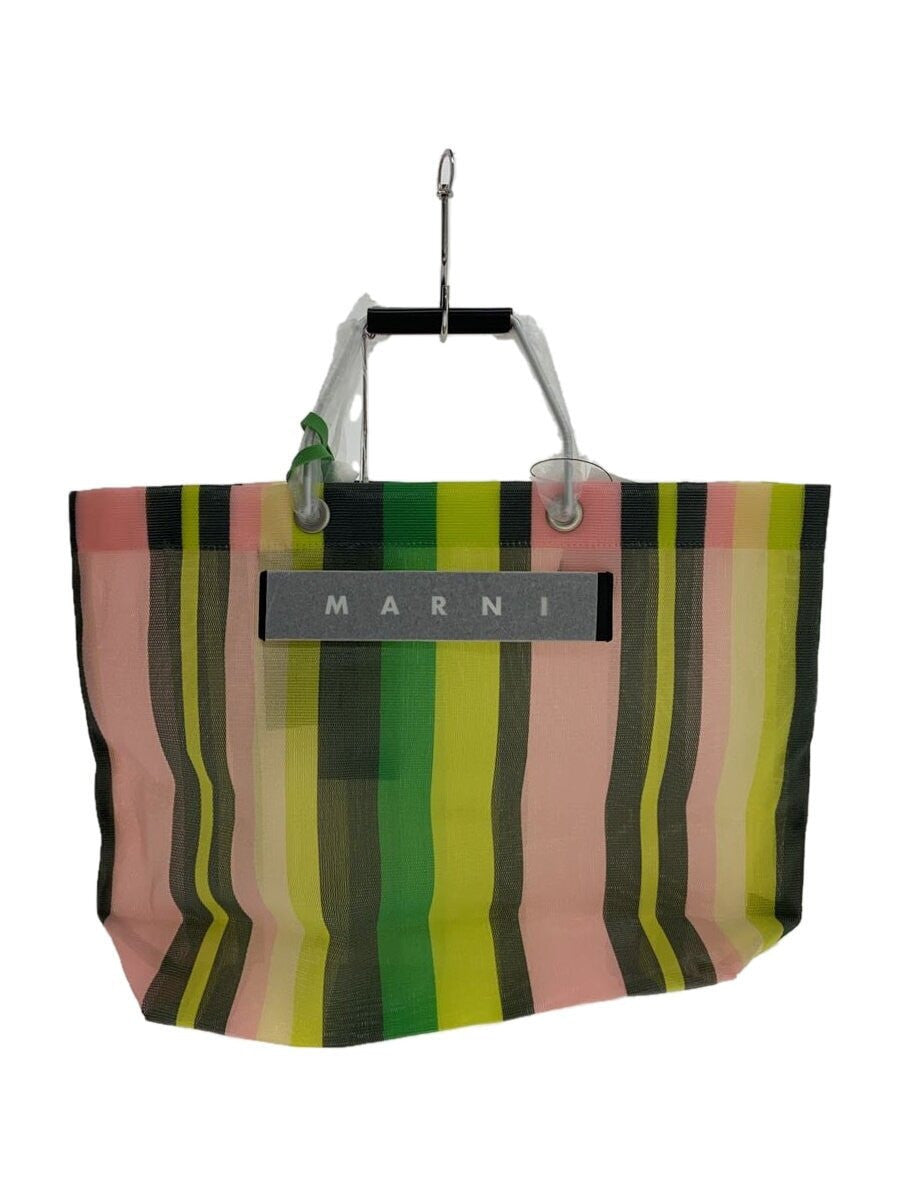 Marni Striped PVC Tote Bag (BMMP0013Q0)