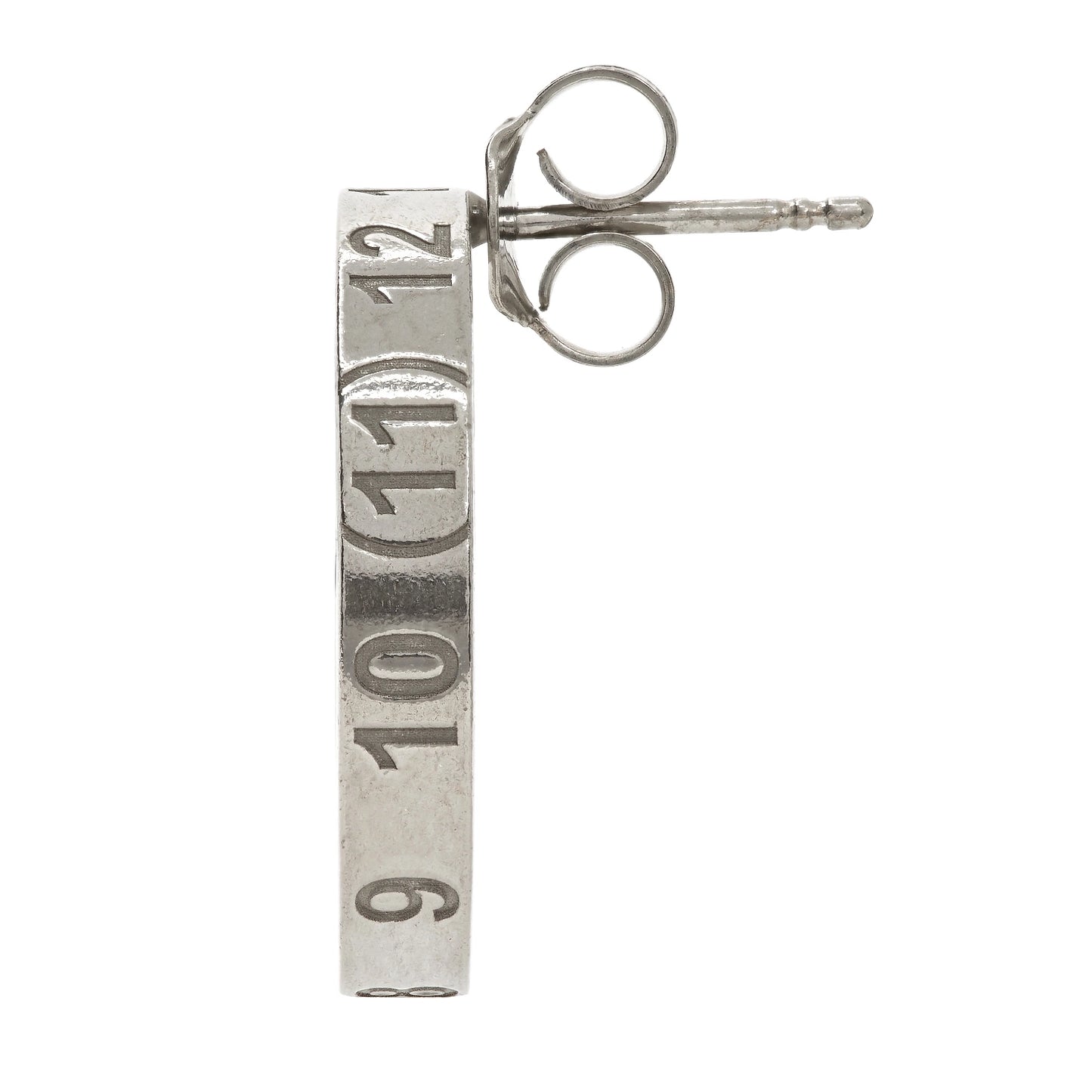 MM6 Maison Margiela Numeric Logo Single Earring (S52VG0039)