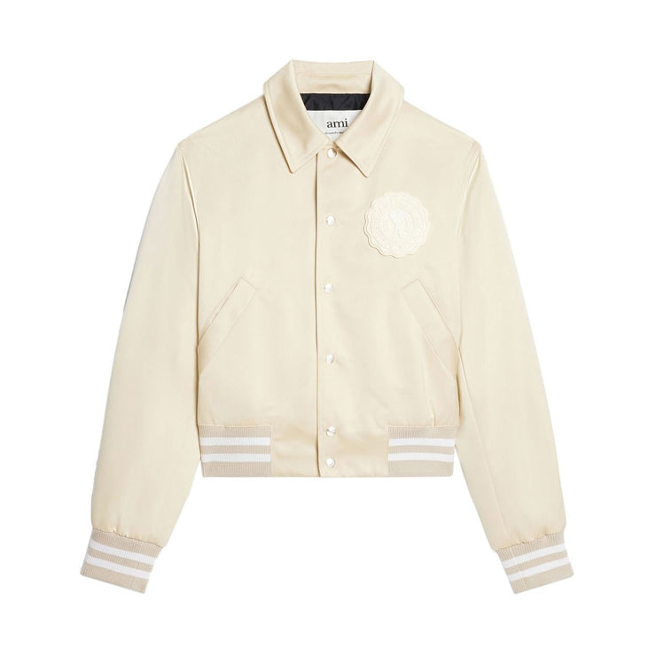 AMI Paris Varsity Bomber Jacket (UJK219.PL0011)