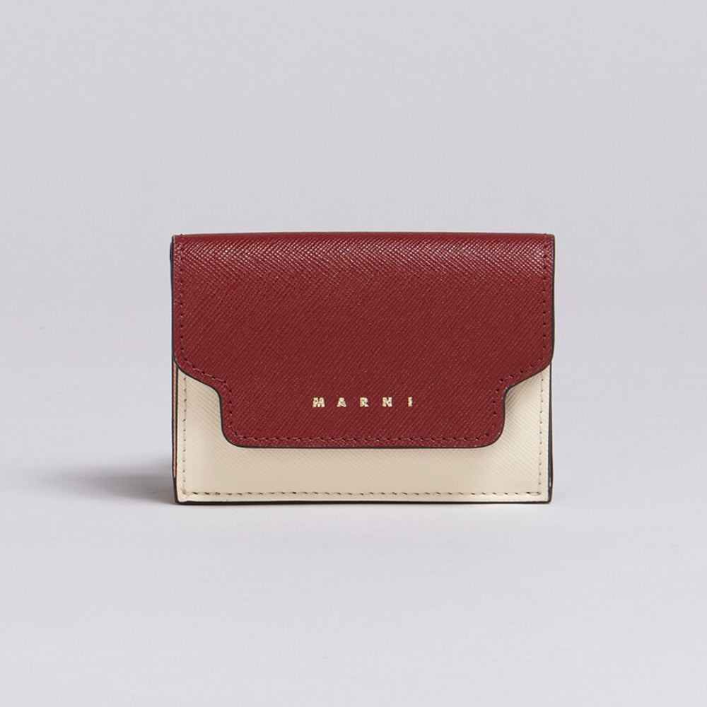 Marni Tricolor Leather Card Holder (PFMOW02U23)