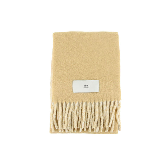 AMI Bicolor Double Face Scarf with Alexandre Mattiussi Tab (USF426.AW0057)